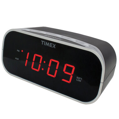 UPC 758859206554 product image for Timex T121B Alarm Clock with 0.7" Red Display | upcitemdb.com