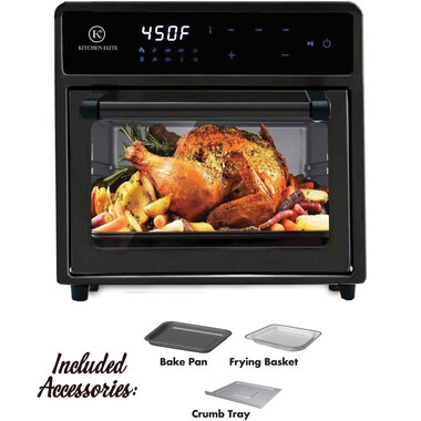 Kitchen Elite AFO1200BK Air Fryer Toaster Oven Combo Oven