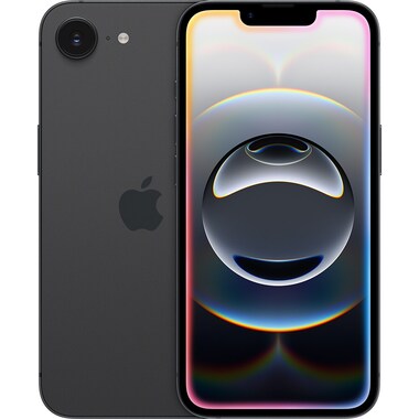 6.1" iPhone 16e 128GB Sim-Free Black Smartphone