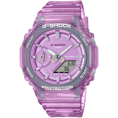 G-Shock GA-2100 SERIES Pink Dial Pink Band Watch