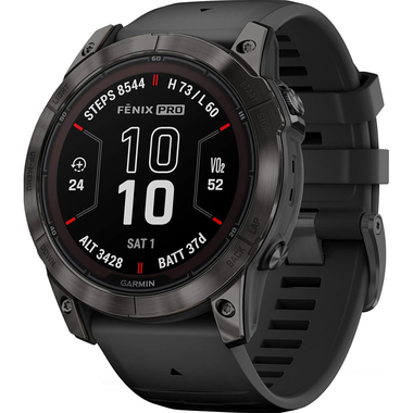 Garmin 010-02778-10 fēnix® 7X Pro – Sapphire Solar Edition