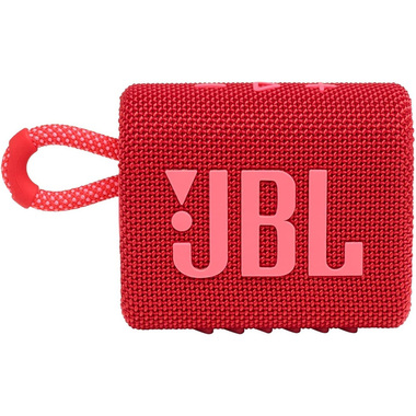 JBL JBLGO3RED GO 3 Waterproof IP67 Portable Bluetooth Speaker with Vibrant  Color Options - Red