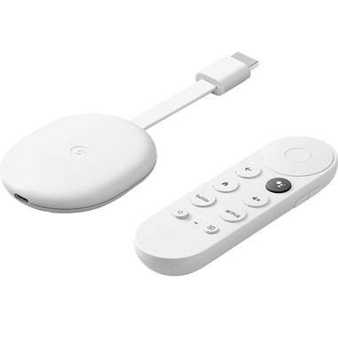 Google GA03131-US Chalk Chromecast with Google TV 1080p HD