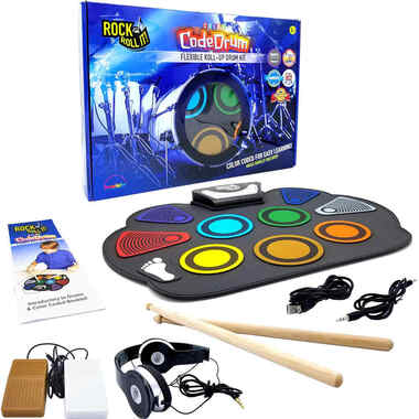 Rock And Roll It MUK-W758MCLR Flexible Roll-Up Drum Kit