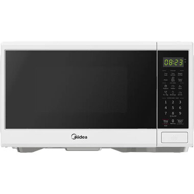 Midea MMC09S2AWW 0.9 CuFt Countertop Microwave Oven in White