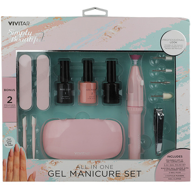 Vivitar PGV023-NOC All In One Deluxe Gel Manicure Set Vivitar PGV023-NOC All In One Deluxe Gel Manicure Set