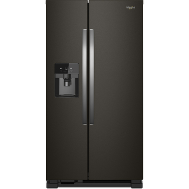 Whirlpool WRS325SDHV 25.0 CuFt Side-By-Side Refrigerator in Black