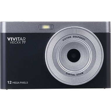 Vivitar VECXX77BLKT71 SnapShot Digital Camera - Black | BrandsMart USA