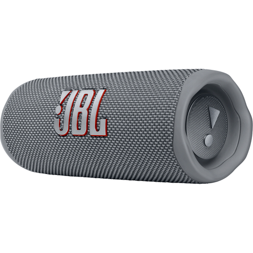 System - Flip 6 Gray IP67 JBL Speaker FLIP6GRY Smart BrandsMart | 2-Way Portable USA Bluetooth Speaker with