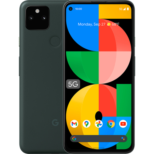 6.34" Pixel 5a Dual 12.2MP+16MP Rear/8MP Selfie Camera 128GB Storage 6GB RAM Black Unlocked Smartphone