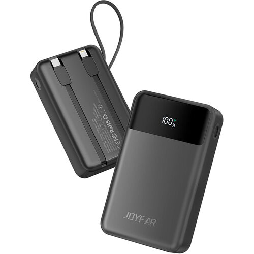 Station Charge Joy + 4 Powerbanks 5000mAh – Chargeur Universel LED, Blanc