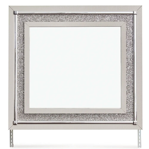 【スワロフスキー様】極美品 TABASA PLUS ファンシーツイード Signature Design by Ashley B2114-36 Zyniden Bedroom Mirror