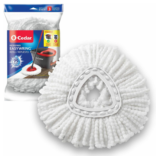 O-Cedar 148474 EasyWring™ Spin Mop Refill - White