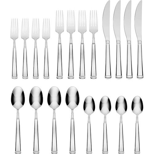 Wallace Brooklyn 45-Piece Flatware Set – Service For 8 – Stainless Steel