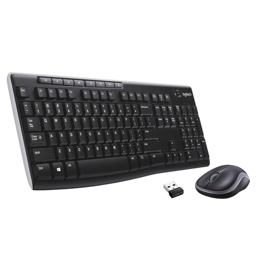 MK270 Black Wireless Mouse And Keyboard Combo