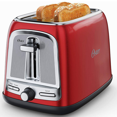 Oster brushed stainless steel 2 slice toaster sale