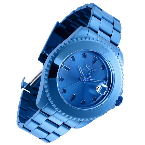 Invicta 35040 47mm Pro Diver Men s Watch Blue Tone Stainless Steel BrandsMart USA