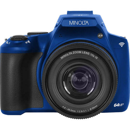 Minolta MNB10Z-BL 64MP Auto Focus 10X Optical Zoom Wi-Fi Bridge
