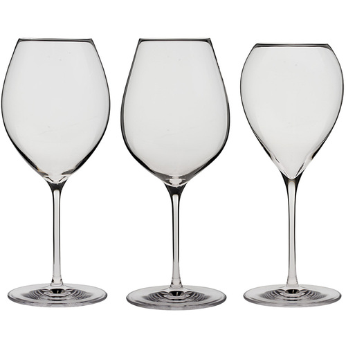 Flavor First Stemware 22.5 oz Clear Glass Wine Glass Set