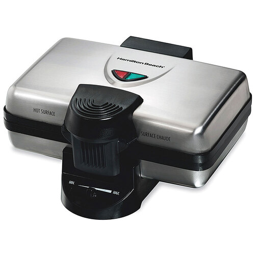 ◎6/1124r09 Hamilton Beach ワッフルメーカー Hamilton Beach Belgian Waffle Maker, Easy Clean Non-Stick