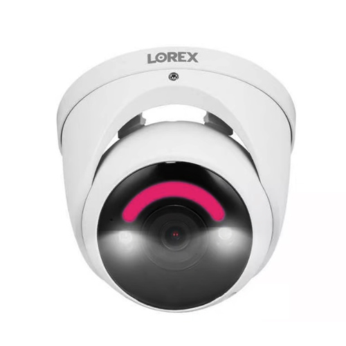 Lorex E896DD-E 4K Smart Security Lighting Deterrence Dome AI PoE