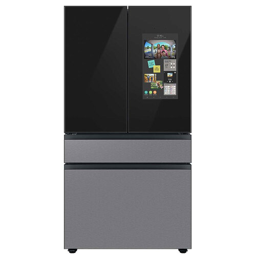 Bespoke 4-Door French Door Refrigerator Panel in Charcoal Glass Bottom  Panel Home Appliances Accessories - RA-F36DB433/AA