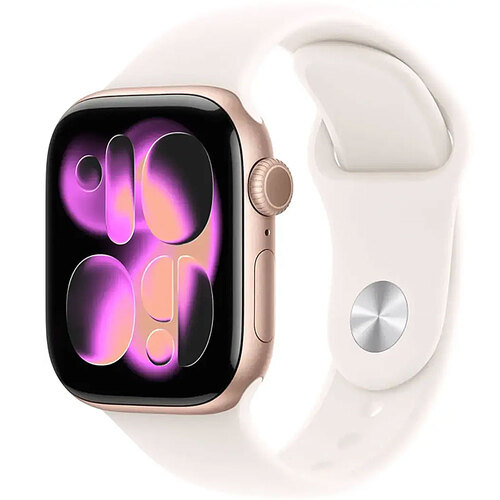 Apple Watch - ゆーま Apple MEU04LWA Watch Series 11 (GPS) 42mm Rose Gold Aluminum Case