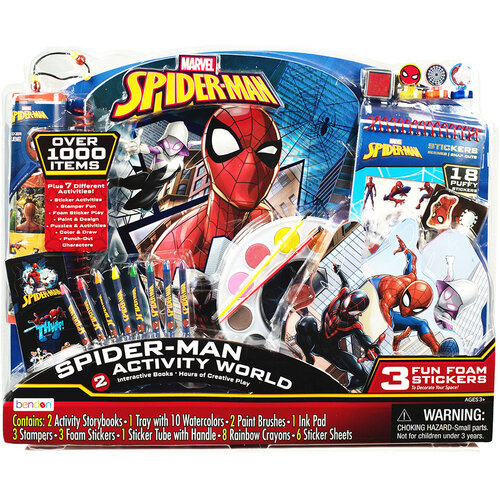 Bendon AS46759 1000-Piece Spiderman Art & Activity Set