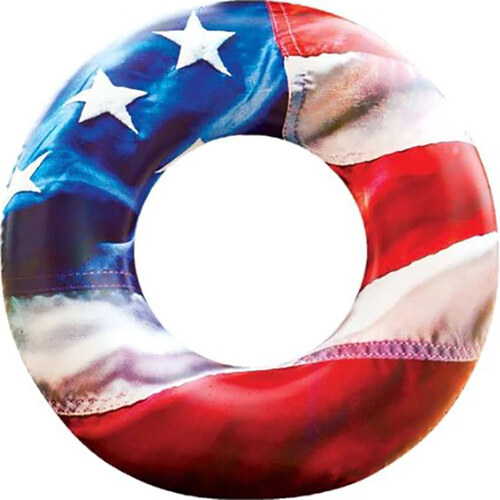 Трубка для пляжа и бассейна PoolCandy PC2550BLB в звездно-полосатую полоску 2590₽