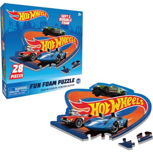Hot Wheels 18802-1 Foam Puzzle Mat | BrandsMart USA