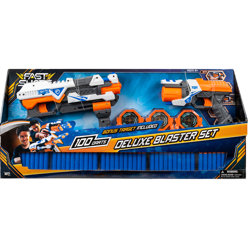 Game-Zone 590048 DELUXE BLASTER SET 100 DARTS | BrandsMart USA