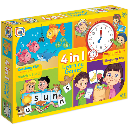 Group Sales US4-0759 4 in 1 Learning Games | BrandsMart USA