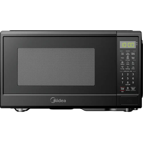 Midea MMC09S2ABB 0.9 CuFt Countertop Microwave Oven in Black