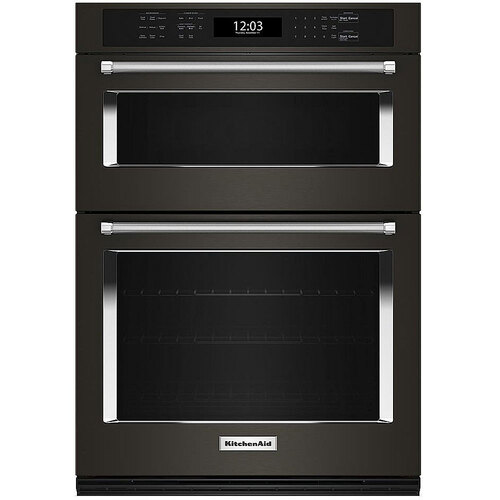 KitchenAid KOEC530PBS 30 Combination Microwave Wall Ovens with Air Fry Mode BrandsMart USA