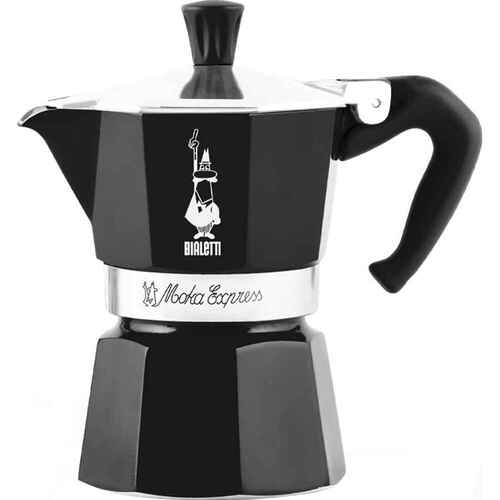 Bialetti 0004952-NP 3 Cup Moka Express - Black | BrandsMart USA