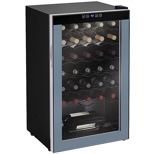 Avanti WC34N2P 34 Bottle Wine Chiller - Platinum | BrandsMart USA