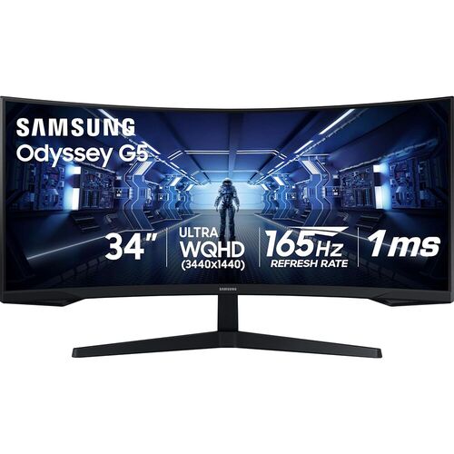 Samsung LC34G55TWWNXZ 34” Odyssey G5 1000R Curved Ultra Wide QHD