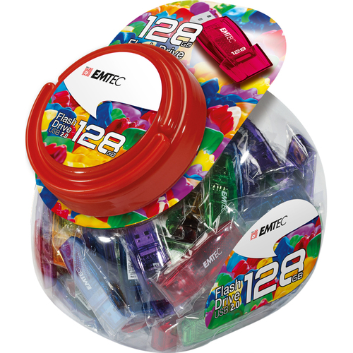 EMTEC ECMMD128JAR80 1-Piece 128GB USB 2.0 Flash Drive | BrandsMart USA