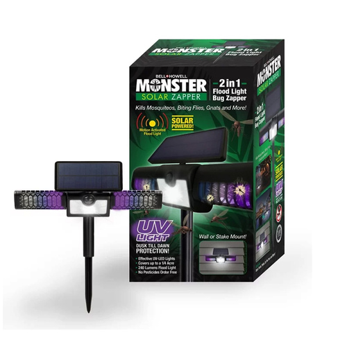 Bell & Howell 8578 1200-Volt Solar Monster Zapper 2-in-1 Electric