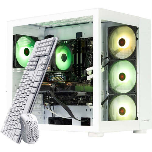 FV150 AMD Ryzen™ 5 3600 3.6 GHz 1TB SSD NVIDIA RTX 4060 Gaming Desktop - White