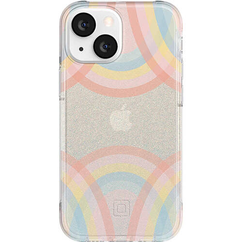 Incipio Design Series iPhone 13 mini & iPhone 12 mini Case - Rainbow Glitter Wash - IPH-1956-RGW
