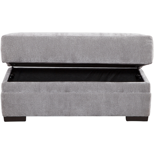 Woodhaven 8-08S-A39V3 Dalton Gray Storage Ottoman | BrandsMart USA