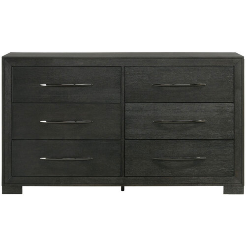 Allan - 6-Drawer Dresser - Black