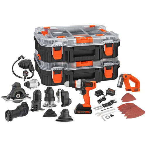 Black+Decker BDCDMT1210KIT Matrix 20V Max 10 Kit In Storage