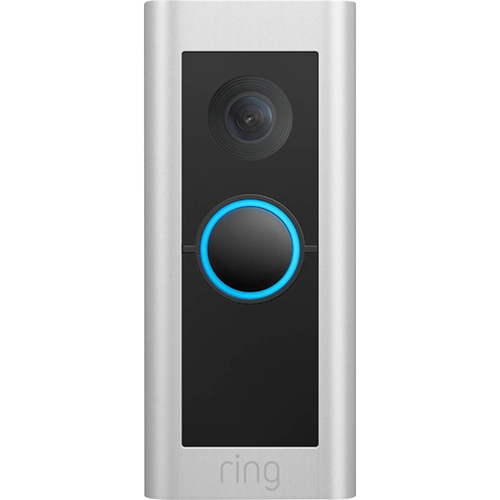Ring 8VR1PZ0ENO Wired Doorbell Pro - Satin Nickel | BrandsMart USA
