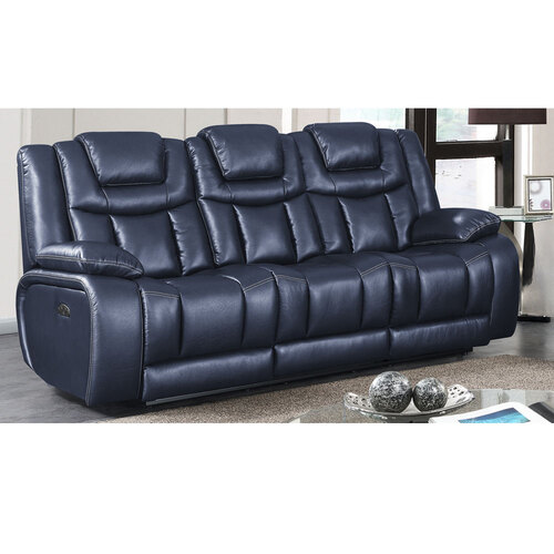 Global Furniture GPRS1707-NAV Apex Leather Power Reclining Sofa