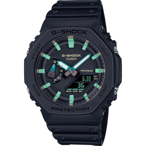 Casio GA2100RC 1A Men s G Shock GA 2100 Series White Dial Black