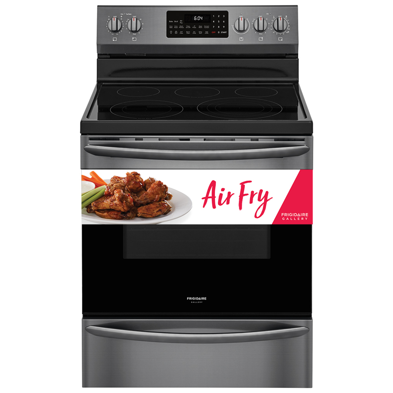 Frigidaire electric range black cheap stainless