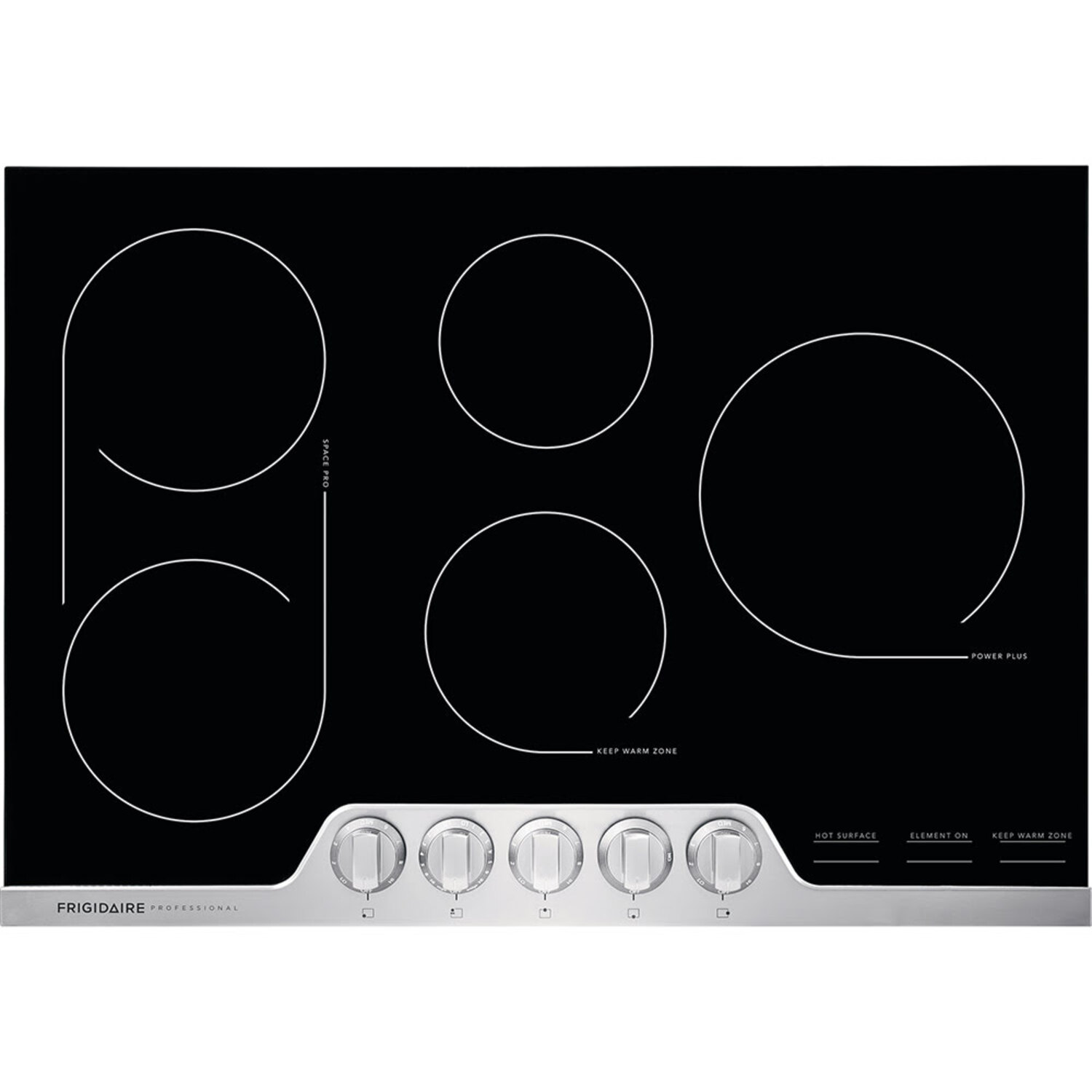 Frigidaire Professional FPEC3077RF-SS 30'' 5-Element Electric Cooktop in  Stainless Steel with SpacePro™ Bridge Element | BrandsMart USA