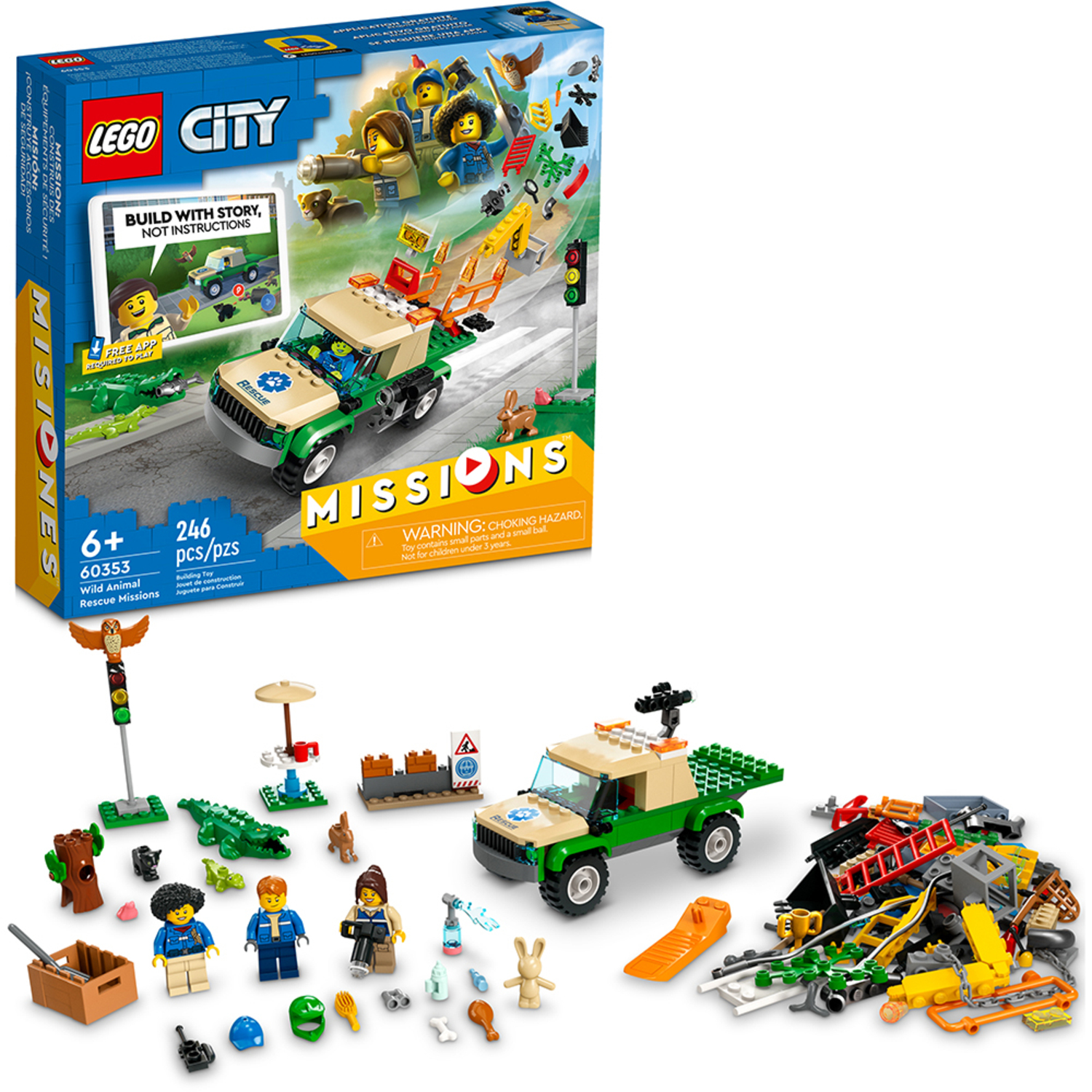 LEGO City 60353 Wild Animal Rescue Missions BrandsMart USA